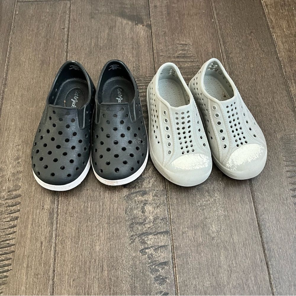 Cat & Jack + Unknown Brand Water Shoes Summer Sandals Perforated 6 Lot Bundle